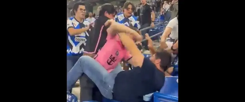 Pelea entre hinchas de Inter Miami y Monterrey