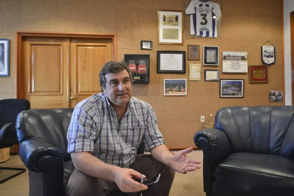 El intendente de Cerro Largo, Sergio Botana