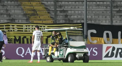 Guzmán Pereira terminó con esguince de rodilla