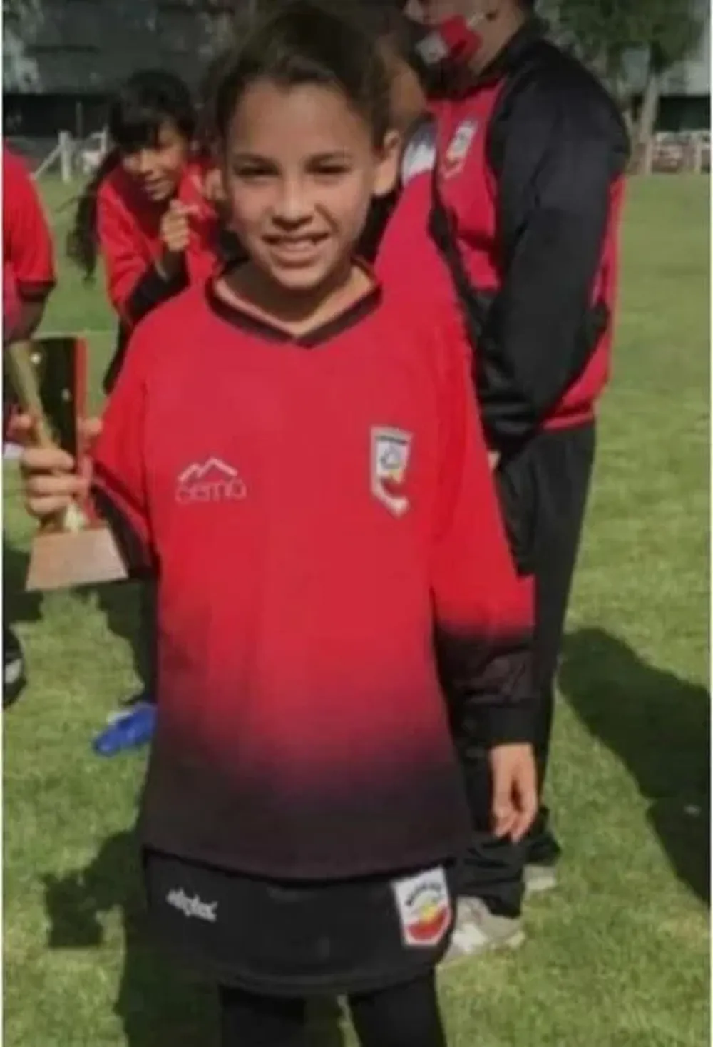 Nadia Morales, la niña de 12 años asesinada que jugaba al fútbol