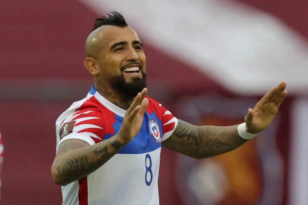 Arturo Vidal, figura de la selección de Chile