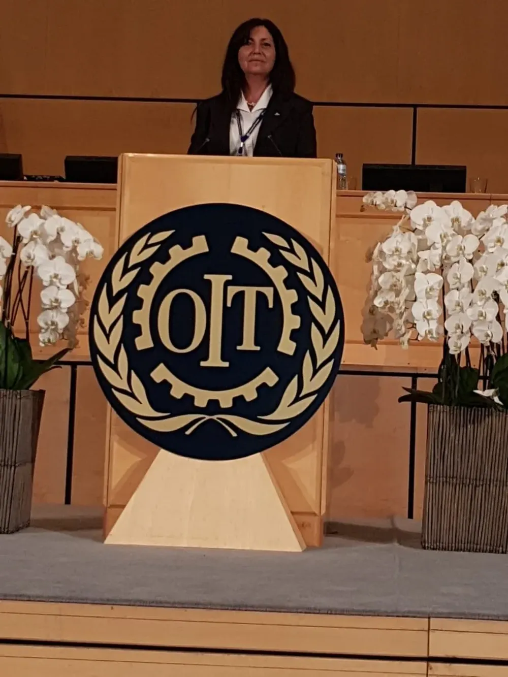 Flor de Liz Feijoo en la Conferencia Internacional del Trabajo