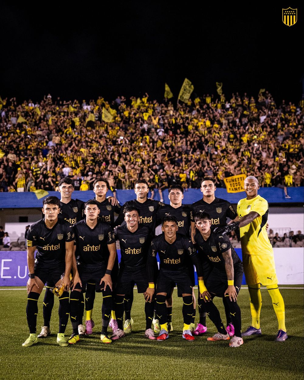 El equipo de Peñarol que debutó en la Copa de la Liga AUF