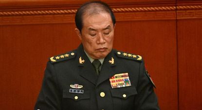 He Weidong era el segundo oficial de mayor rango en el ejército de China.
