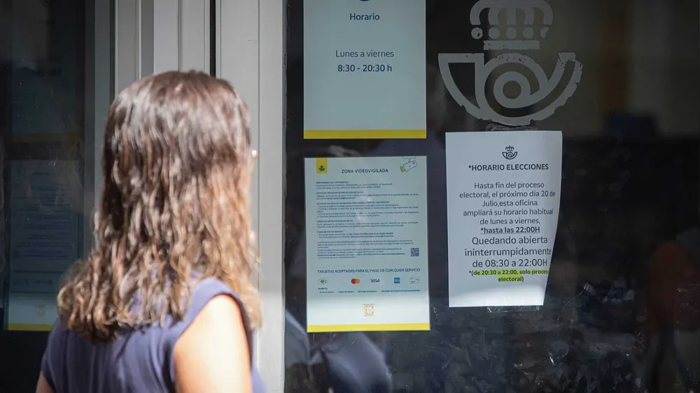 El voto por correo es récord en España.