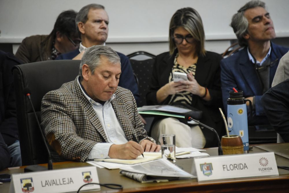 El intendente de Florida, Carlos Enciso. Archivo