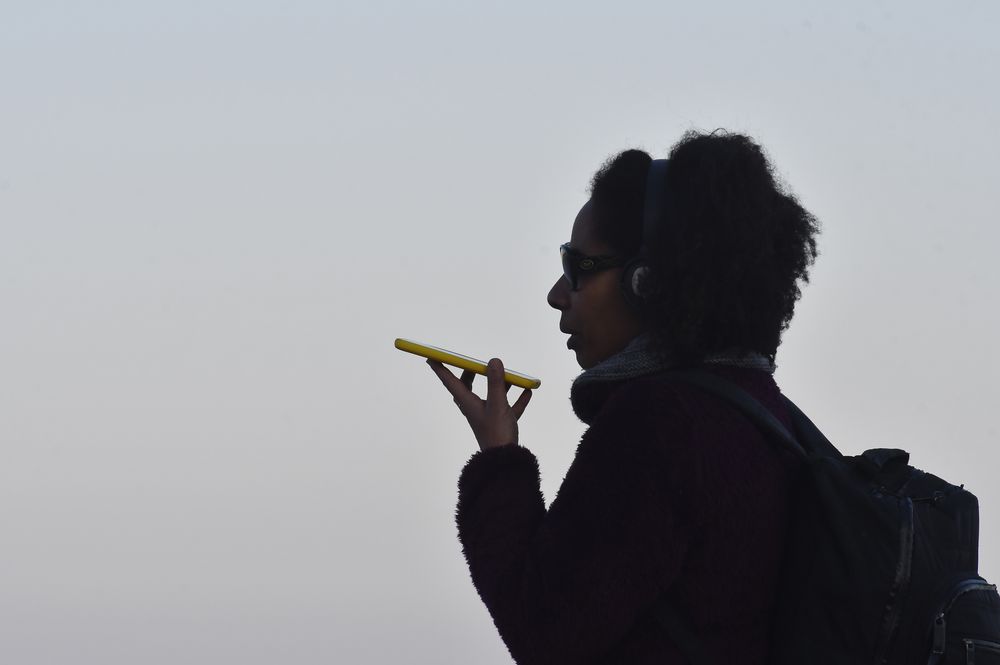 frío, ola polar 2024. Smartphone, celular.