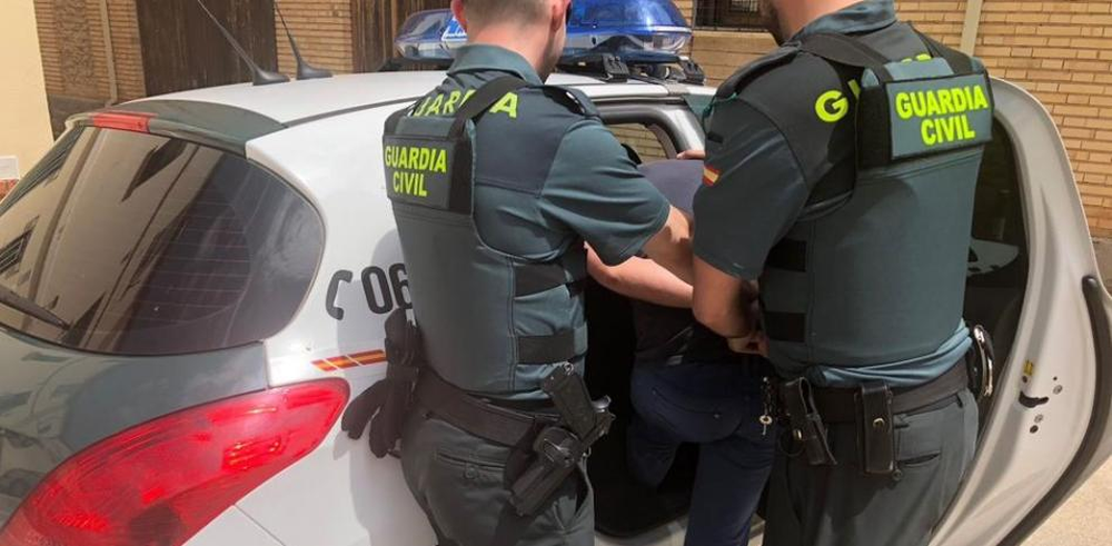La guardia civil en un operativo.