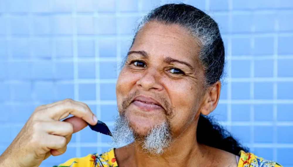 Maria da Conceição, la mujer brasileña que se dejó crecer la barba