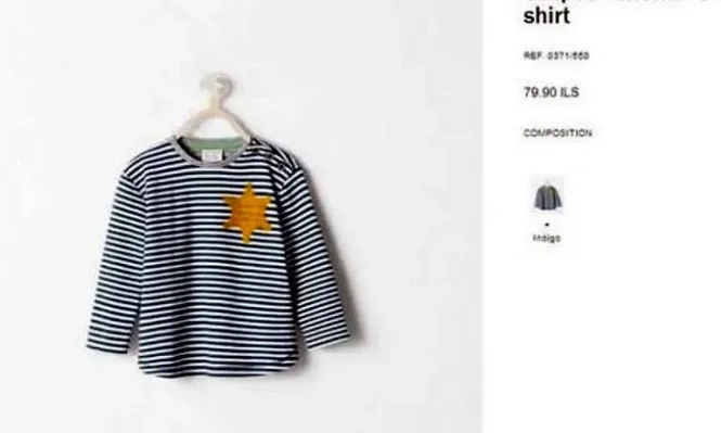 La camiseta de la polémica tiene la palabra sheriff en la estrella