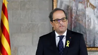 Quim Torra, presidente catalán