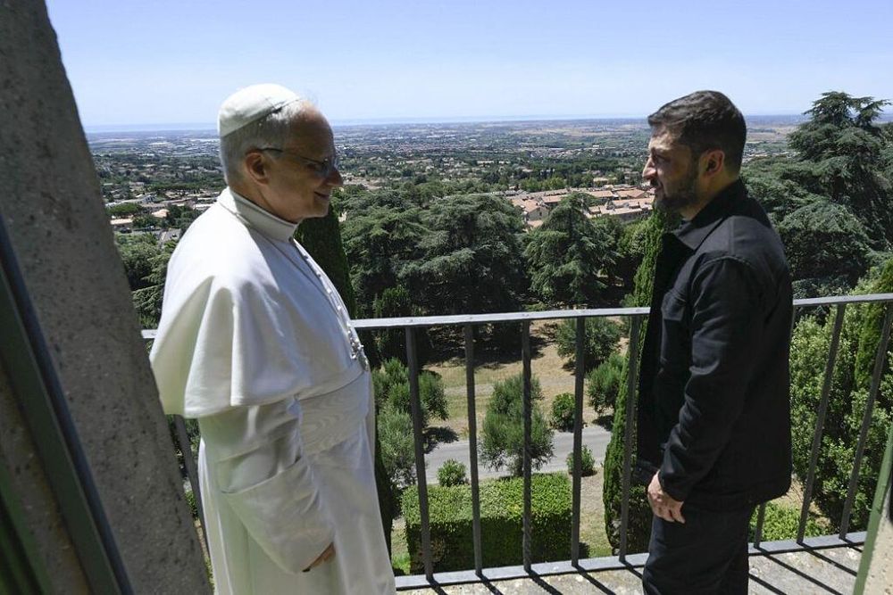 Pese a encontrarse de vacaciones, el papa Le&oacute;n XIV a continuado con sus labores y esta semana recibi&oacute; al presidente ucraniano en Castel Gandolfo.