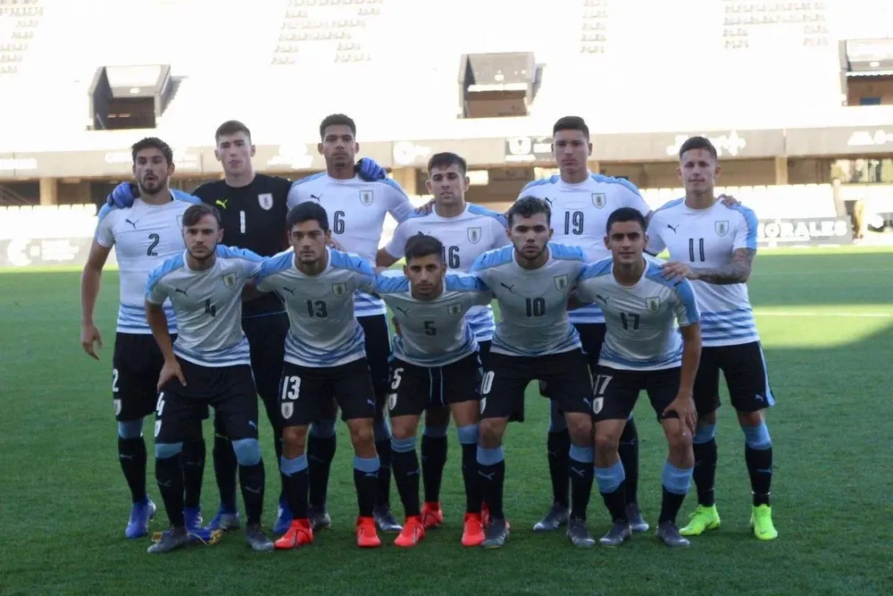 El equipo de Uruguay que enfrentó a Ucrania