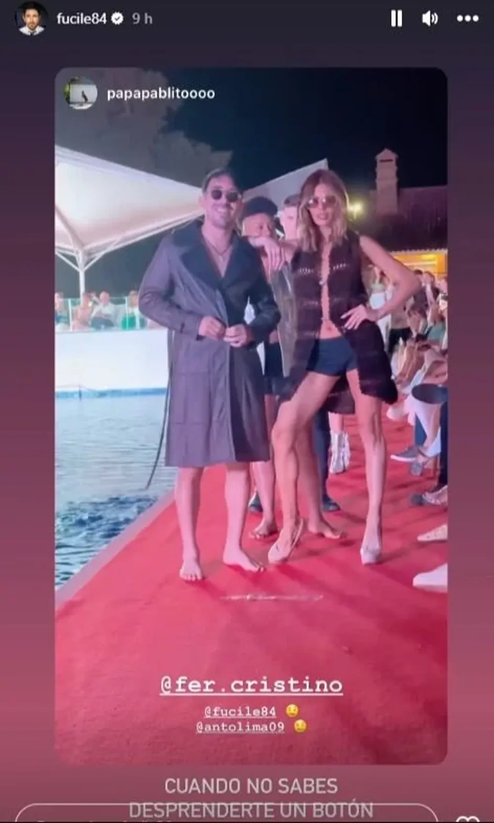 Jorge Fucile volvió a desfilar en Punta del Este