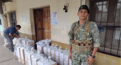 El despliegue de las fuerzas de seguridad para la custodia de las urnas