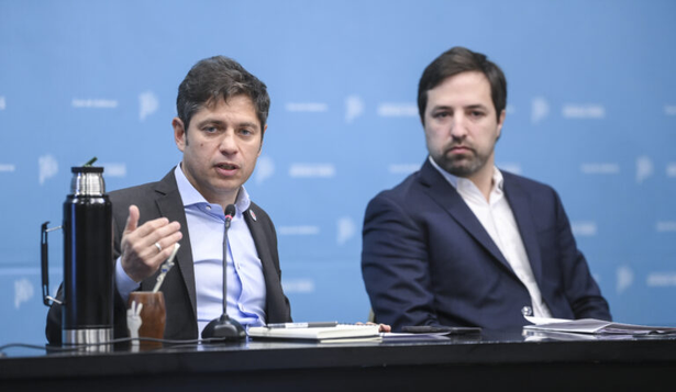 Axel Kicillof y Nicolás Kreplak