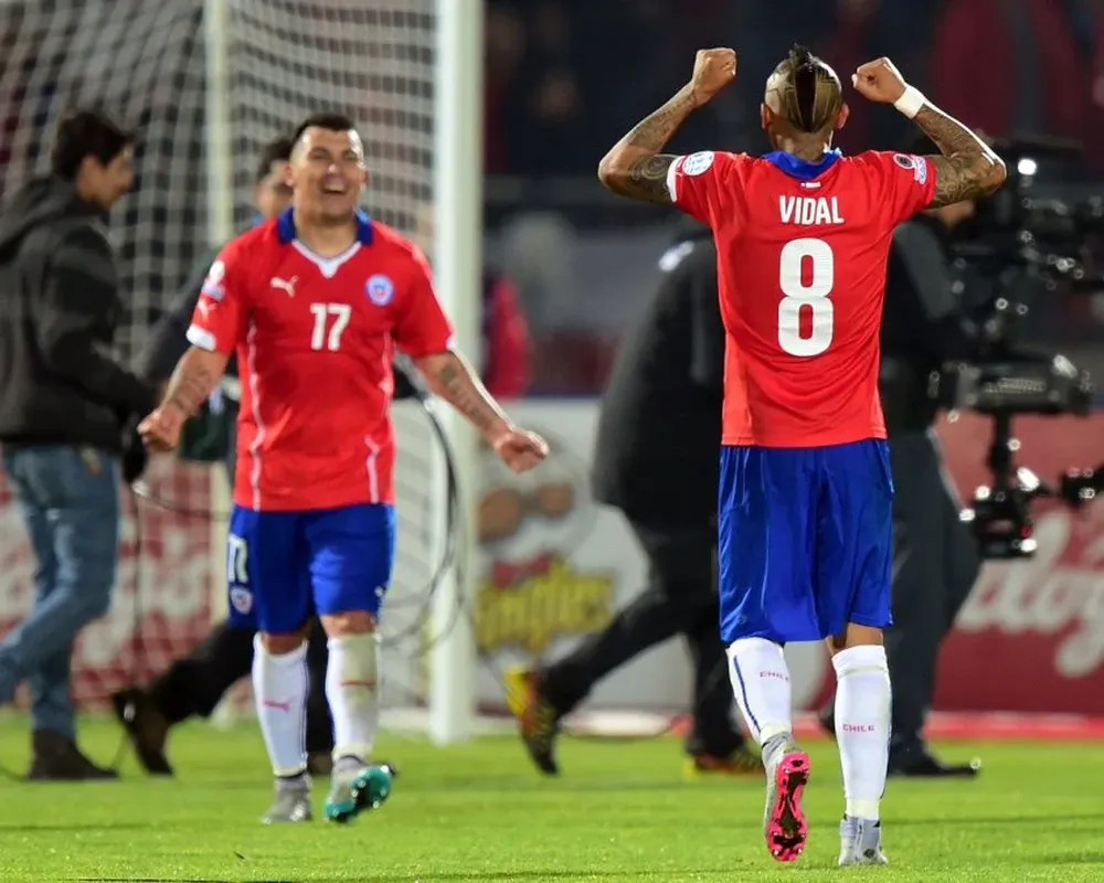 Vidal y Medel disfrutaron la clasificación