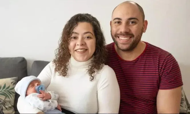 Maira Montes y su pareja