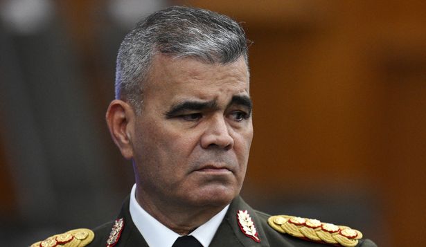 El ministro de Defensa de Maduro, Vladimir Padrino López.