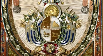 Escudo Nacional del año 1887, será vendido al mejor postor en la casa de subastas Arte & Alhajas