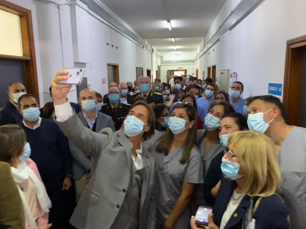 Luis Lacalle Pou inaugura nuevos espacios en Hospital de Rocha
