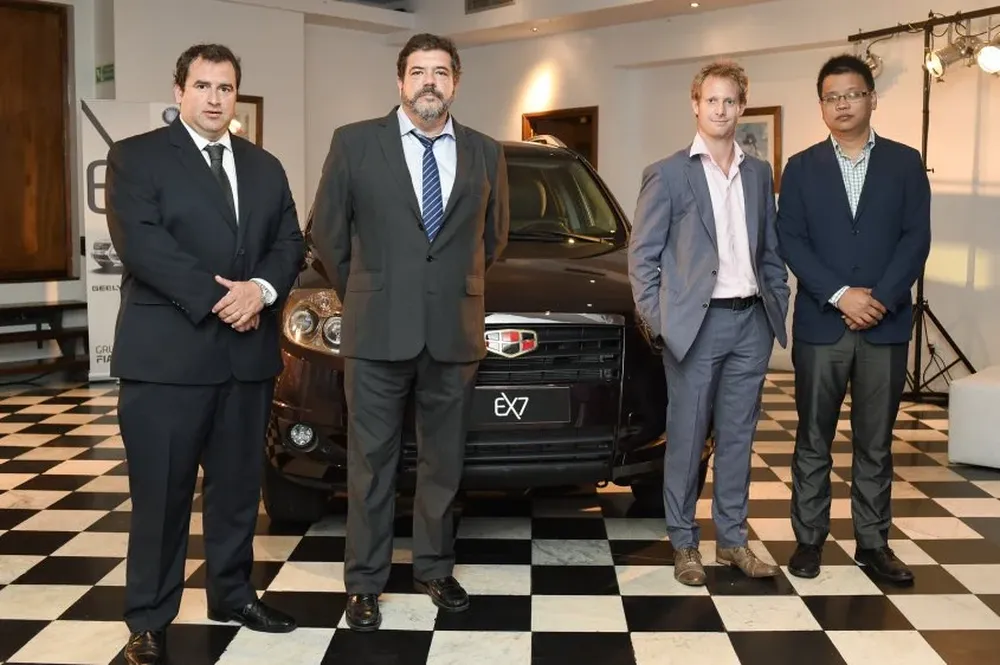 Martín Mesa, Gustavo García, Richard Lempert y Alex Liu