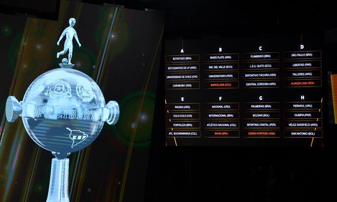 Sorteo de la Copa Libertadores