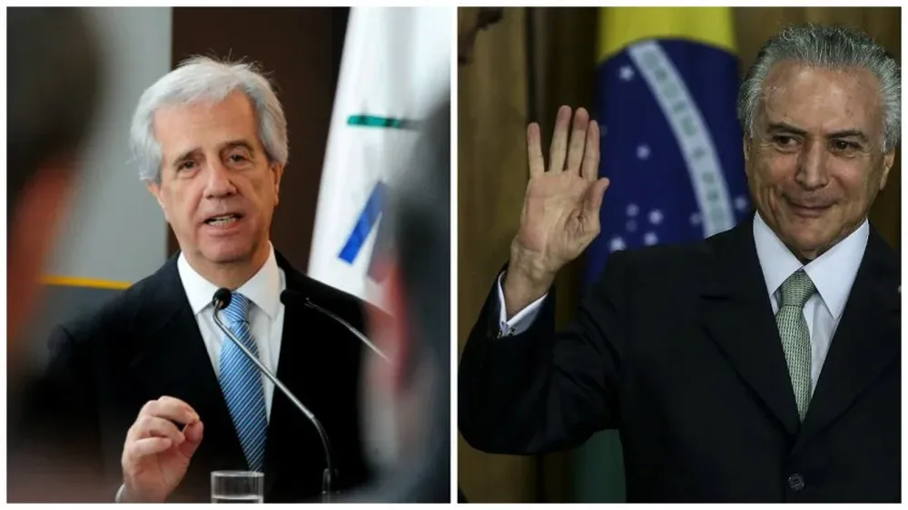 Vázquez y Temer se vieron poco