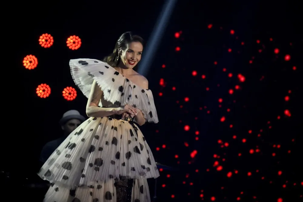 Natalia Oreiro en la final de La Voz