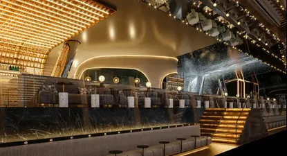 Un Skybar de ciencia ficción en el estadio Bernabéu.