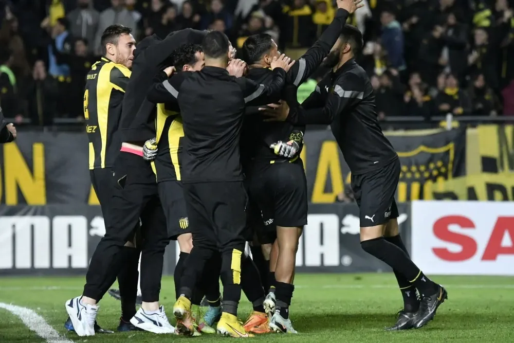 El festejo de Peñarol sobre el final