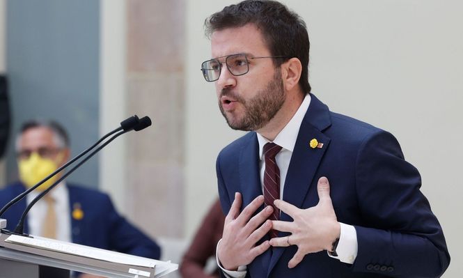 El líder de ERC, Pere Aragonès.