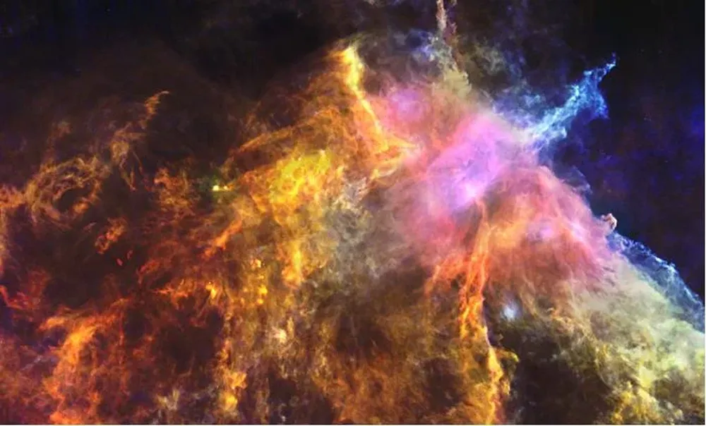 Con esta imagen de la nebulosa Cabeza de Caballo, el telescopio espacial Hubblo festejó sus 23 años en órbita