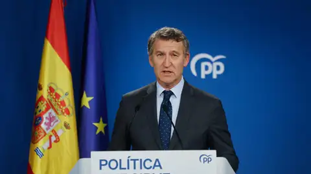 El presidente del Partido Popular, Alberto Núñez Feijóo.