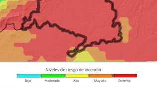 Suspendido el uso de fuego y maquinaria esta tarde cerca de las zonas forestales por el elevado riesgo de incendios.