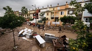 Imagen del impacto de la DANA en Valencia