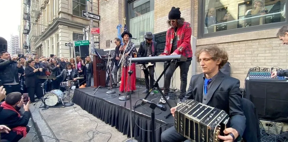 Charly García homenajeado en Nueva York