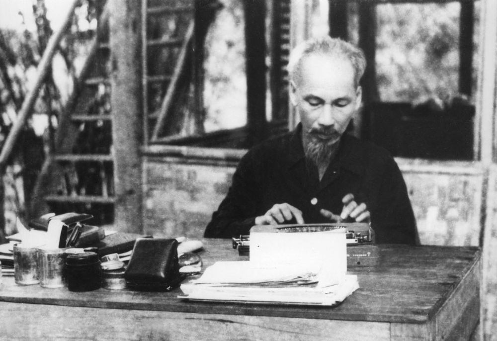 El expresidente y líder comunista de Vietnam, Ho Chi Minh (1890-1969)