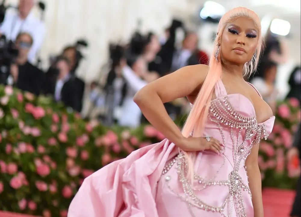 Nicki Minaj en la Met Gala de 209 en el Metropolitan Museum of Art de Nueva York