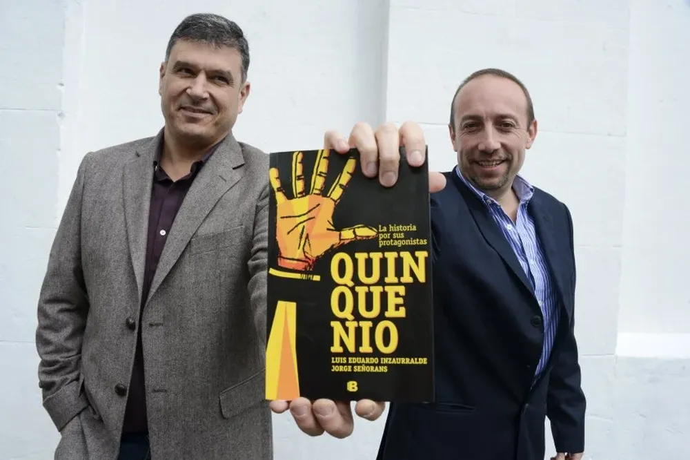 Jorge Señorans y Luis Inzaurralde, autores de Quinquenio