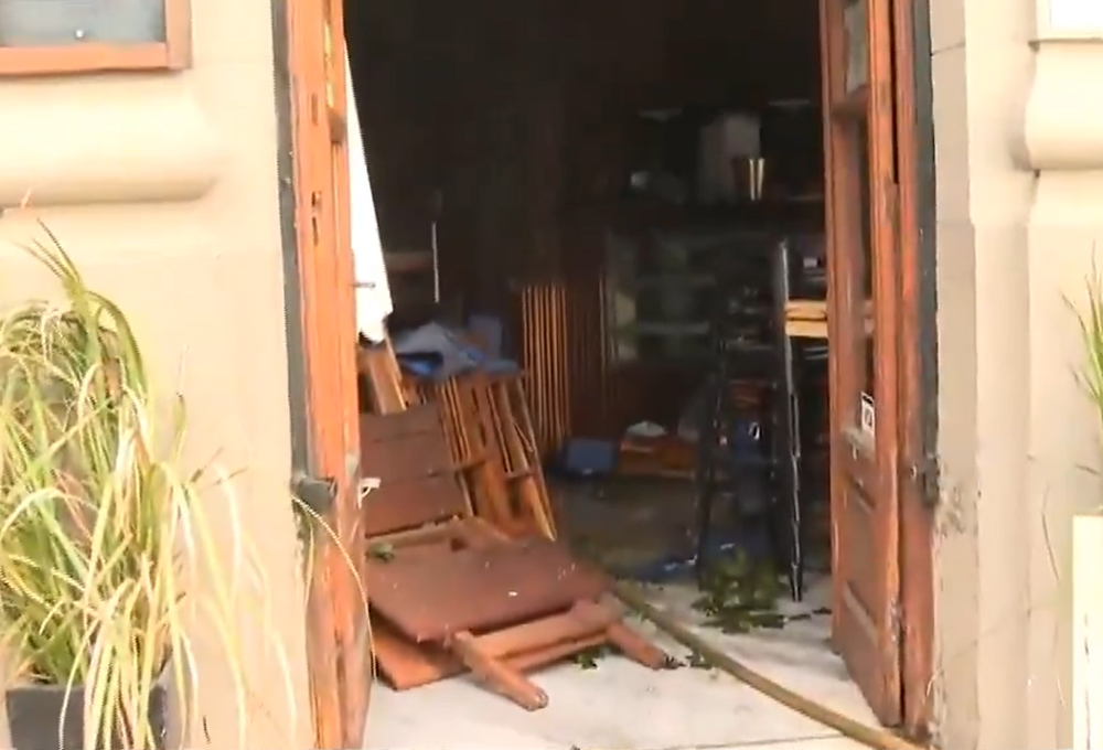 Incendio en bar universitario de Montevideo