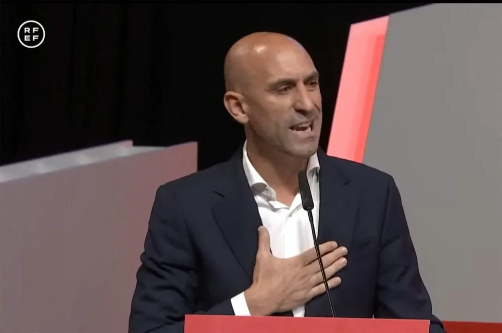 Luis Rubiales, presidente de la Real Federación Española de Fútbol
