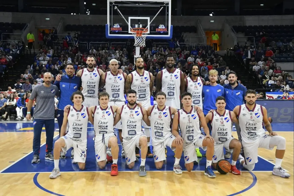 El equipo de Nacional en las finales