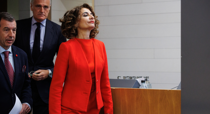 La vicepresidenta primera y ministra de Hacienda, María Jesús Montero