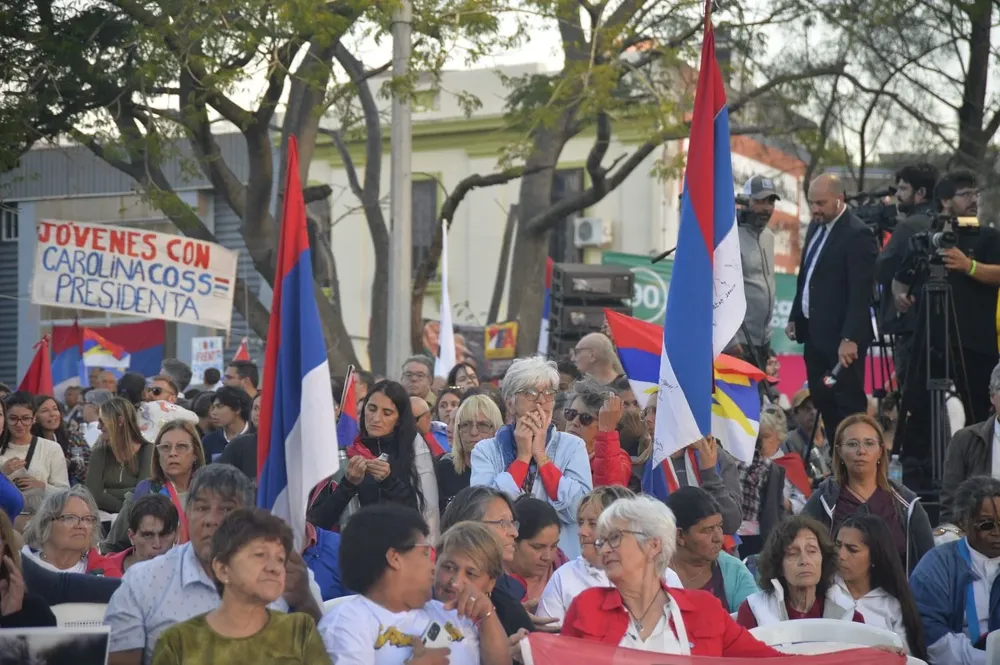 Acto del Frente Amplio el 26 de marzo