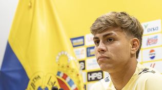 Jeremía Recoba habló en su presentación oficial en Las Palmas de España