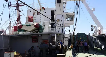 Grande Hermine tardó dos años en remodelarse para tener una tripulación mixta y operar como barco pesquero en aguas uruguayas