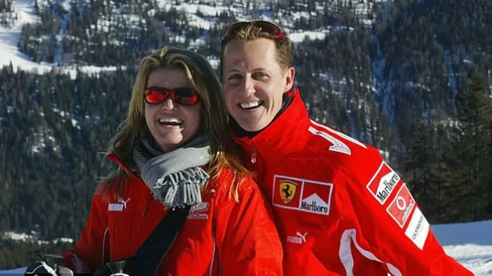 Michael Schumacher y su esposa Corinna