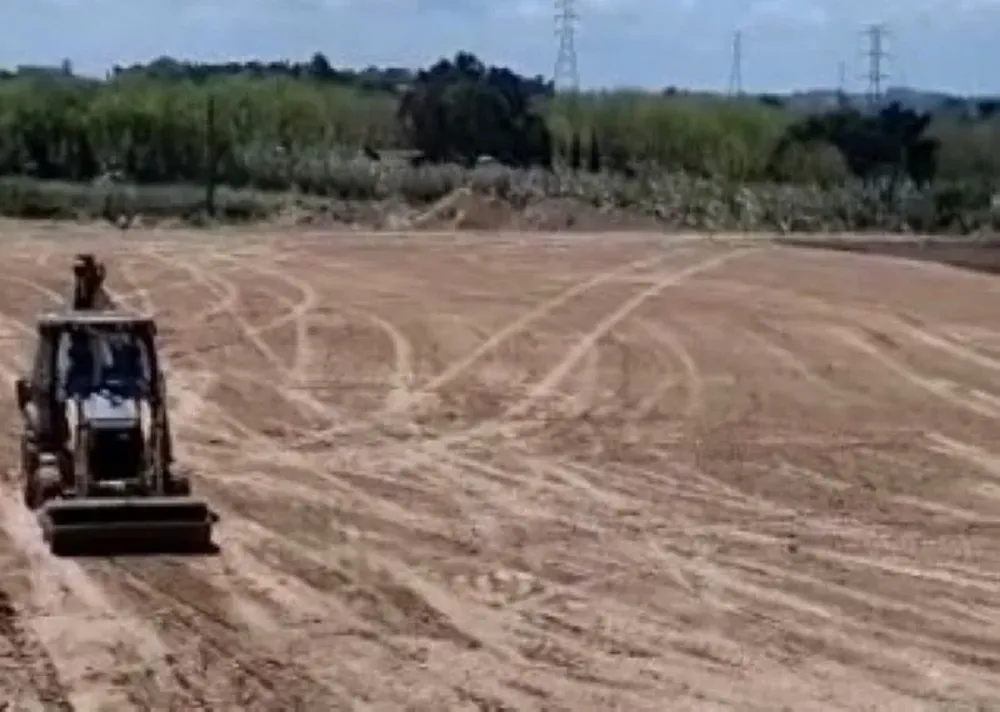 Siguen las obras en el predio de lo que será la futura Ciudad Deportiva de Peñarol