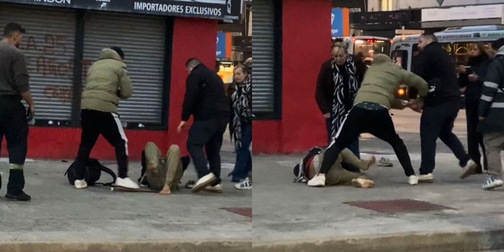 CUIDACOCHES GOLPEADO EN MONTEVIDEO